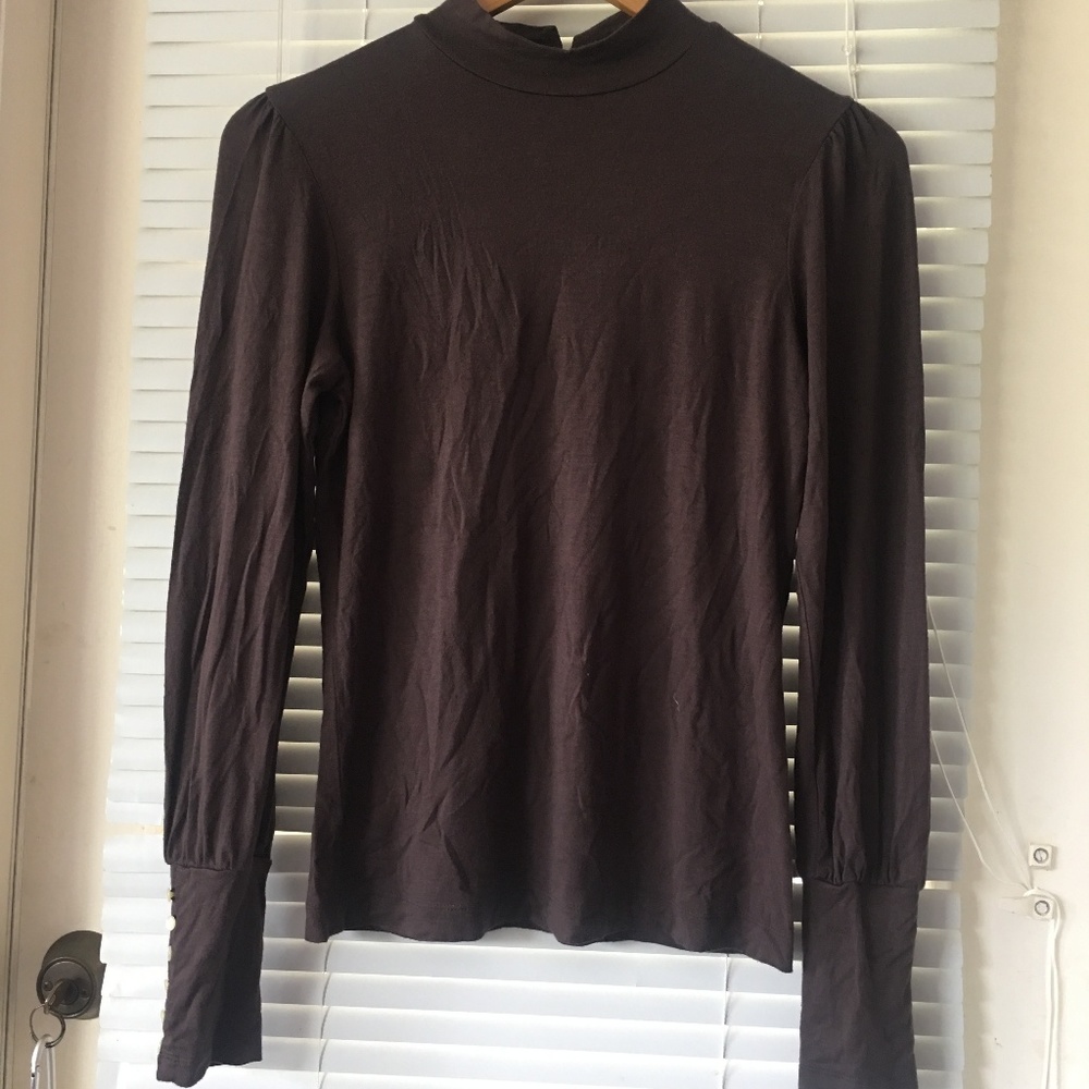 Banana Republic Dark Brown long sleeve shirt